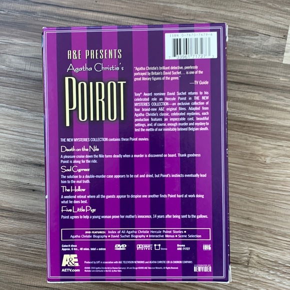 DVD Set Agatha Christie Poirot Mystery movie Collections A&E Acorn pbs - Picture 4 of 8